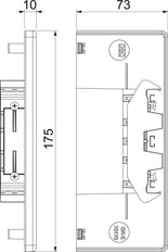 OBO GK Eindplaat Wandkanaal/kolom - 6274770