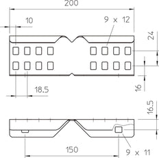OBO LG Connector Cable Support System - 6208895