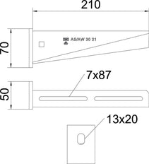 OBO AW Console Cable Support System - 6419720