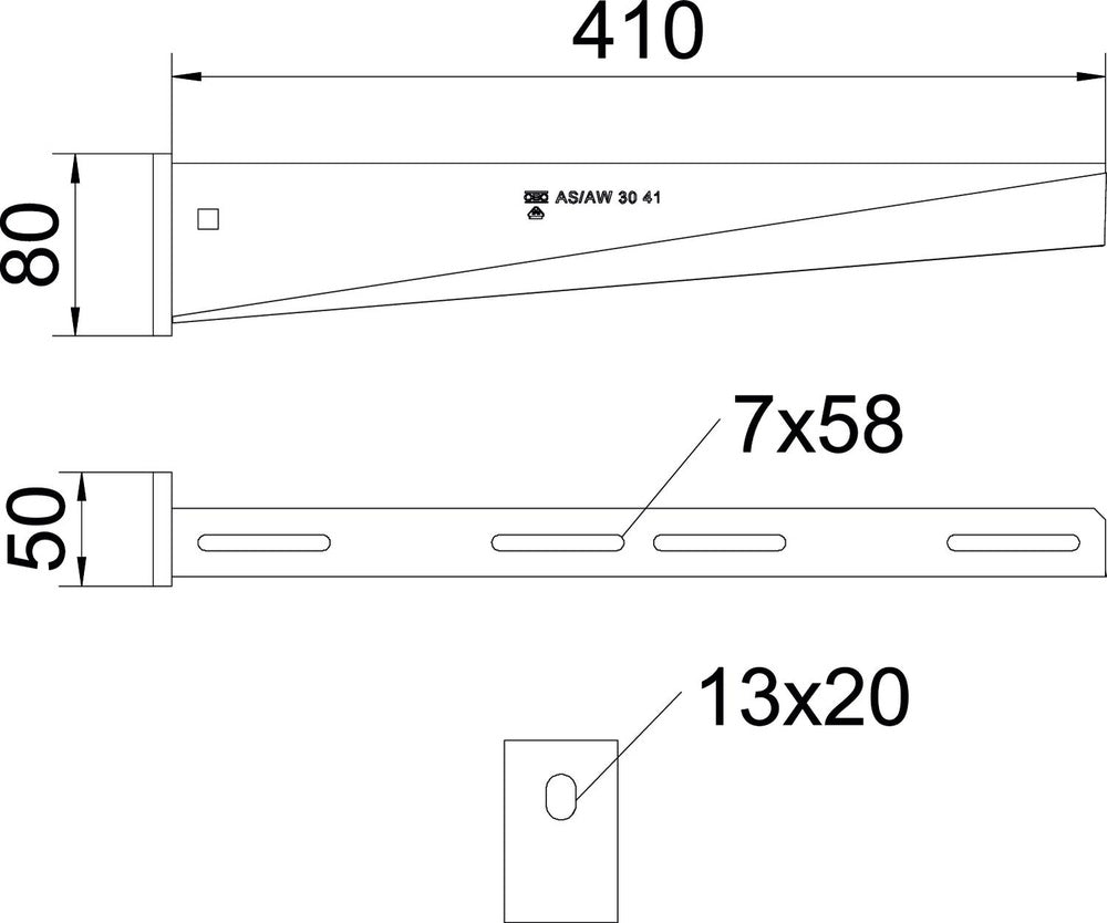OBO AW Console Cable Support System - 6419763