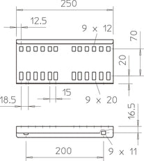 OBO LG Connector Kabelhouder Systeem - 6216545