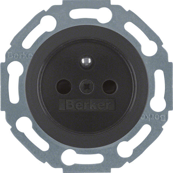 Hager Berker Wandstopcontact 1930/glas (WCD schakelmateriaal) - 67687901