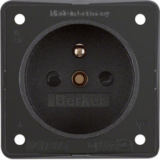 Hager Berker Integro Wandstopcontact (WCD schakelmateriaal) - 961952505