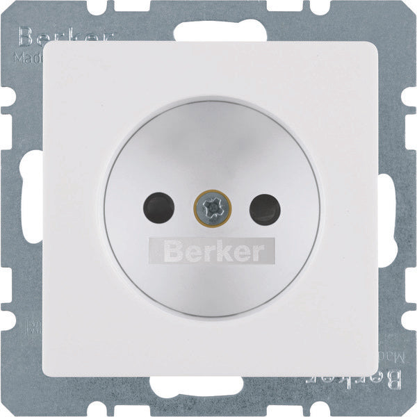 Hager Berker Q.1/Q.3 Wandcontactdoos (WCD-schakelmateriaal) - 6167336089