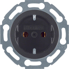 Hager Berker Wandstopcontact 1930/glas (WCD-schakelmateriaal) - 474521