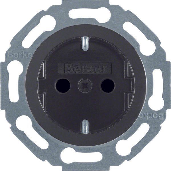 Hager Berker Wandstopcontact 1930/glas (WCD-schakelmateriaal) - 475501