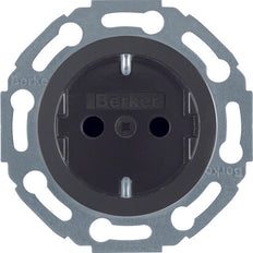 Hager Berker Wandstopcontact 1930/glas (WCD-schakelmateriaal) - 475501