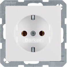 Hager Berker Q.1/Q.3 Wandcontactdoos (WCD Schakelmateriaal) - 41436089