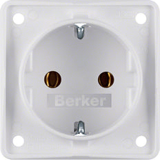 Hager Berker Integro Wandstopcontact (WCD schakelmateriaal) - 947782502
