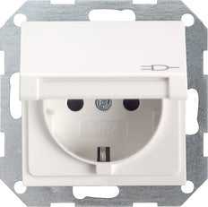 Gira System 55 Wall Socket Outlet (WCD Switchgear) - 045403
