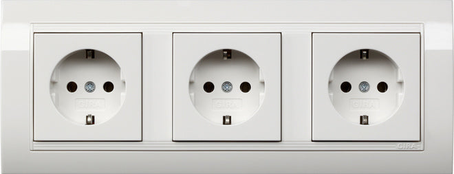Gira Standard 55 Wall Socket Outlet (WCD Switchgear) - 0747023