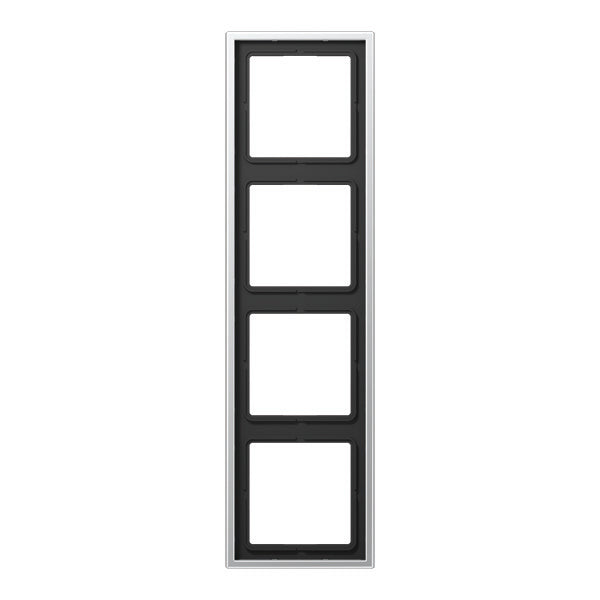 Jung Aluminium/Staal/Chroom Afdekraam Schakelmateriaal - AL2984