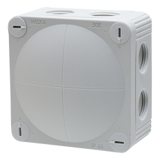 Wiska CombI Opbouw wand-/plafonddoos - 10060400 [2 stuks]