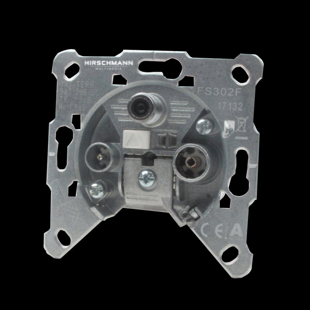 Hirschmann Multimedia Radio/TV/Sat Antennecontactdoos - 940117001