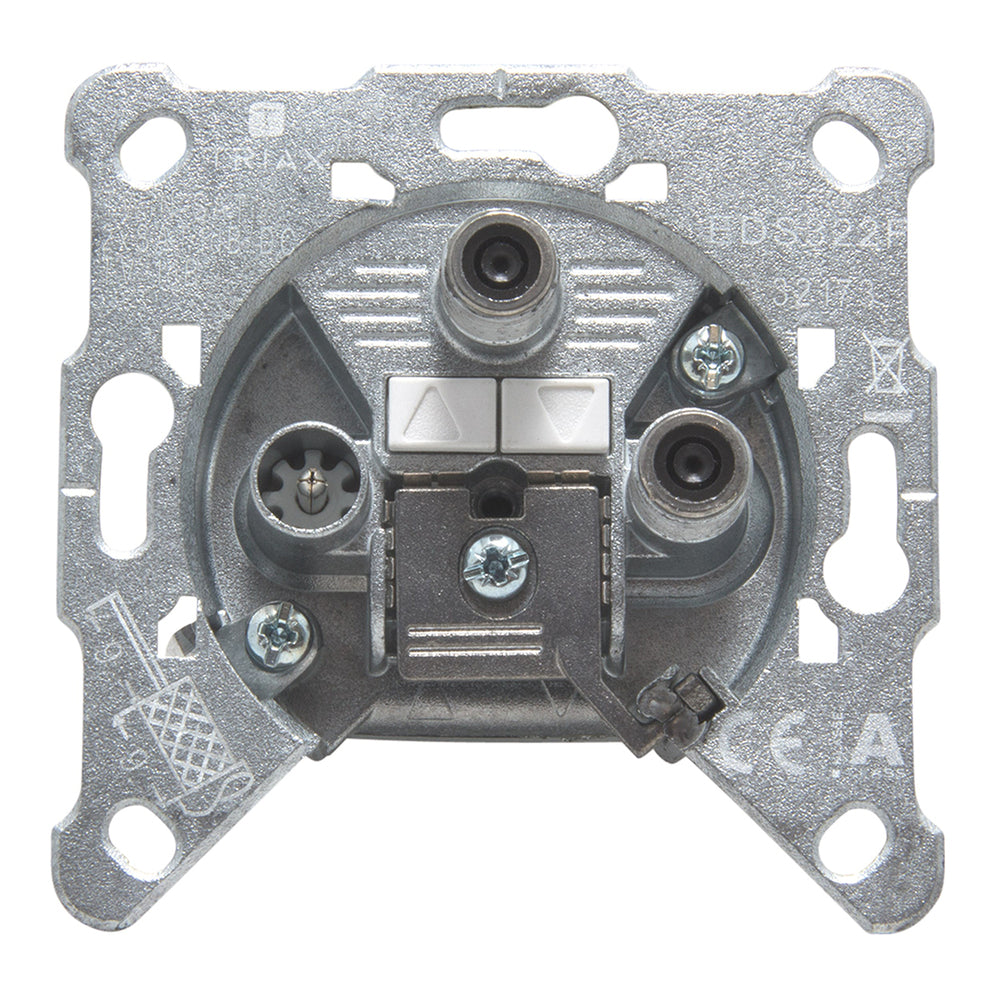 Hirschmann Multimedia Radio/TV/Sat Antennecontactdoos - 100306141