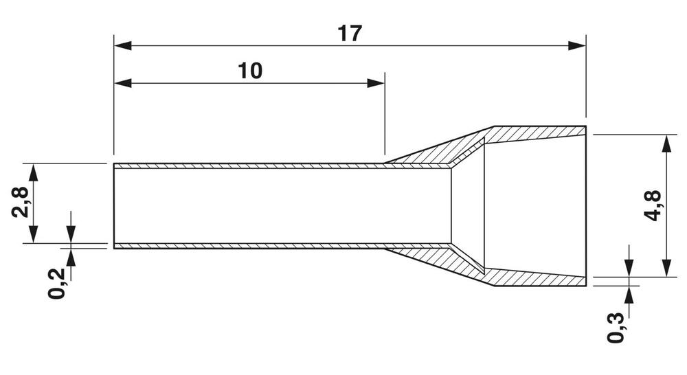Phoenix Contact AI Adereindhuls - 3200535 [100 Stuks]