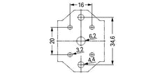 Wago Winsta Midi montagevoet vloerkolom - 770-623 [10 stuks]
