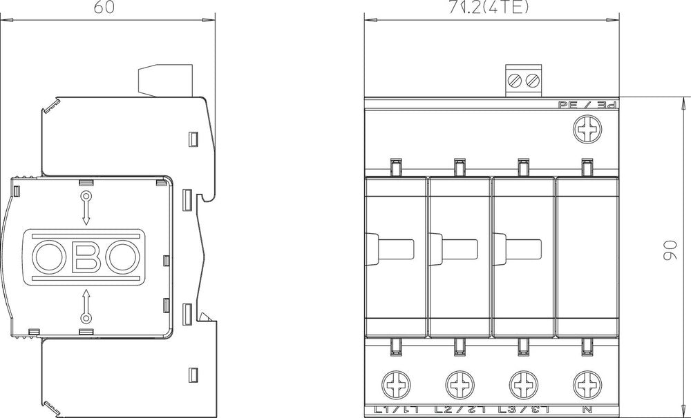 OBO V25 Overspanningsbeveiliging - 5094510