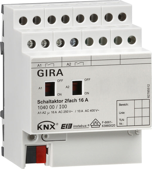 Gira KNX-schakelactuator-bussysteem DIN-rail - 104000