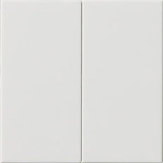 Gira Systeem 55 Dubbele Wip Schakelaar Leeg Puur Wit - 537003