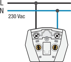Niko originele Wandcontactdoos (WCD schakelmateriaal) - 100-67410