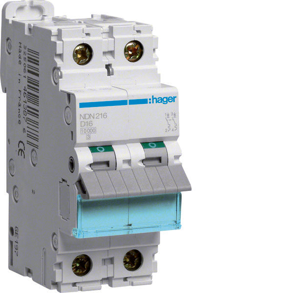 Hager NDN Stroomonderbreker - NDN216