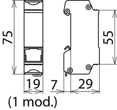 DEHN DEHNpatch Overspanningsbeveiliging Voor Data/M&R - 929121