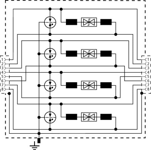 DEHN DEHNpatch Overspanningsbeveiliging Voor Data/M&R - 929121