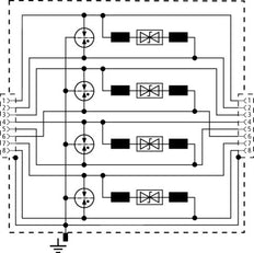 DEHN DEHNpatch Overspanningsbeveiliging Voor Data/M&R - 929121