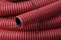 Pipelife Kabelflex Plastic Ribbed Cable Benan -Hose - 1496150075 [50 Meters]