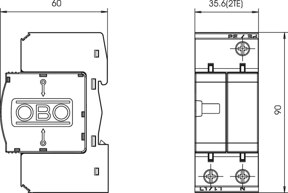 OBO V10 Overspanningsbeveiliging - 5093418