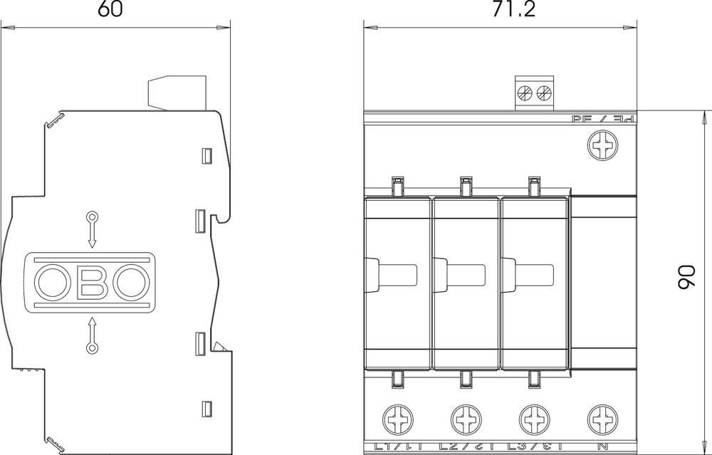 OBO V50 Overspanningsbeveiliging - 5093662