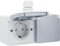 Niko New Hydro Wandcontactdoos (WCD-schakelmateriaal) - 700-37848