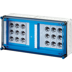Hensel Mi 6x63A Zekeringkast IP65 Met 250A 5-Poolse Rail - Mi 3480