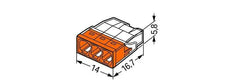 Wago 2273 Wire Connector - 2273-203 [100 Pieces]