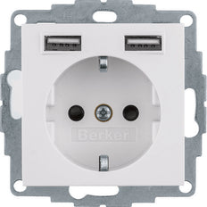 Hager Berker S.1/B.3/B.7 Wandcontactdoos (WCD-schakelmateriaal) - 48031909