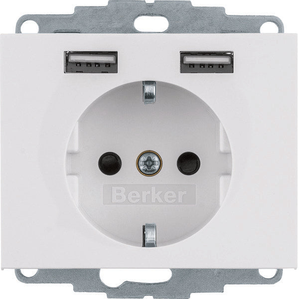 Hager Berker K.1 Wandcontactdoos (WCD-schakelmateriaal) - 48037009