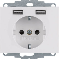 Hager Berker K.1 Wandcontactdoos (WCD-schakelmateriaal) - 48037009