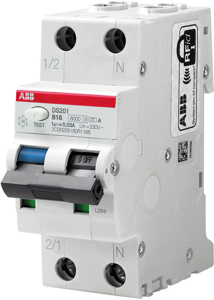 Abb Ds201 32A Rcbo Aardlekschakelaar 300Ma 6Ka - 2Csr255180R3324