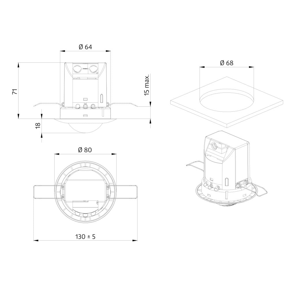 BEG Luxomat Bewegingsschakelaar (Compleet) - 92565