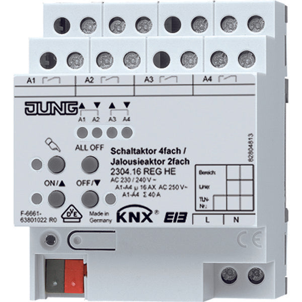 Jung EIB-KNX Schakelactuator-bussysteem - 2304.16REGHE
