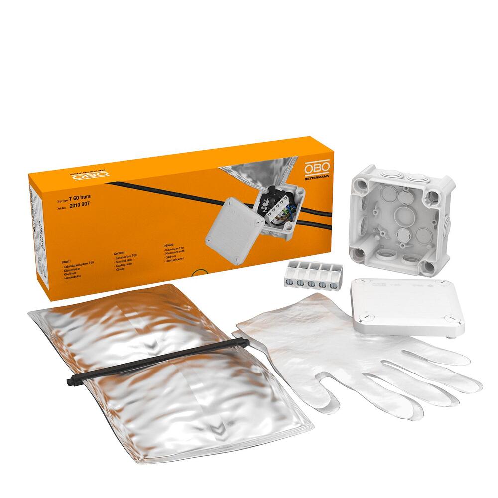 OBO T-Box Wand/Plafond Kabeldoos - 2010007