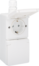 Niko New Hydro Wandcontactdoos (WCD-schakelmateriaal) - 701-37842