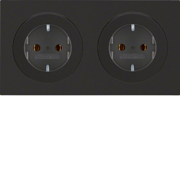 Hager Berker R.1/R.3 Wandcontactdoos (WCD-schakelmateriaal) - 47202045