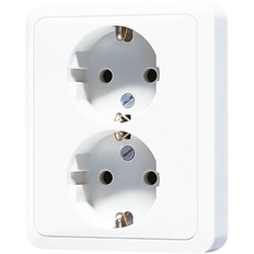 Jung CD500 Wall Outlet Box (WCD Switchgear) - CD5020NWW