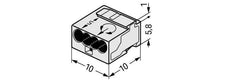 Wago Micro Lasklem - 243-304 [100 Stuks]