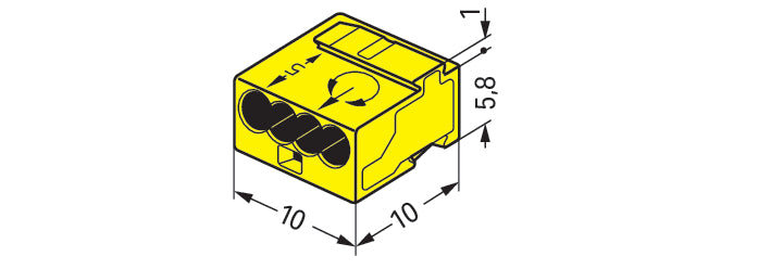 Wago Micro Lasklem - 243-504 [100 Stuks]