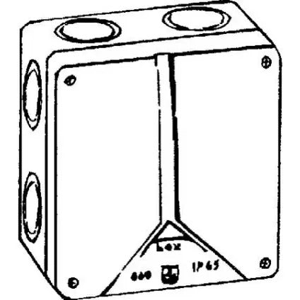 Spelsberg Abox Opbouw Wand-/Plafonddoos - 80490701