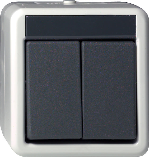 Gira Spatwaterdichte Opbouw Drukknop - 015530