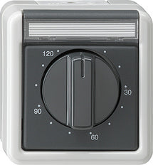 Gira Splashproof Surface-Mounted Timer For Switchgear - 032130